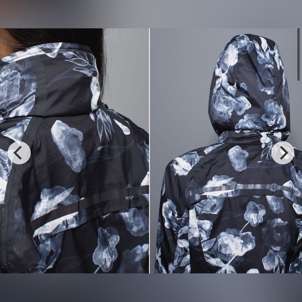 SOLD 6 - Lululemon Miss Misty Pullover - Inky Floral Black Ghost - Picture 4 of 8